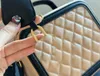 Caviar Women Crossbody Bag Luxury Makeup Bag Zipper Open Square Designer Bag