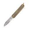 1 Stücke Neue A2246 Damaskus Klappmesser VG10 Damaststahlklinge Gravierter Stahlgriff Outdoor Camping Wandern Angeln EDC Taschengeschenk Messer mit Nylontasche