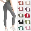 Women High Waist lululemenI Womens Yoga Quick Dry Sports Gym Tights Ladies Pants Exercise Fiess Wear Running Leggings Athletic Trousers Size 2024