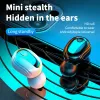 Mini kulak içi kulaklıklar Hifi Kablosuz Kulaklıklı Mikrofon Sporları ile Kablosuz Kulaklık Seti Bluetooth 5.0 Tüm Telefonlar İçin Handfree Sesli Kulaklıklar IOS Android Akıllı Telefon Kuffie