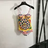 Mulheres push up sutiã maiô de uma peça sexy baixo volta maiôs luxo designer colorido trajes de banho