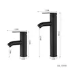 Bathroom Sink Faucets Bathroom Basin Faucets Short/High Cold and Hot Mixer Stainless Steel Washbasin Tap Minimalist Style Single Lever Vessel Sink Tap