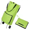 Shopping Bags Bag Large Capacity Oxford Cloth Food Organizer Tote Pouch Eco Folding Foldable Cart Tug Package