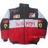 Men's T-Shirts F1 racing suit F1 personality cool wind full embroidery casual long sleeve cotton suit A157 race FCK0