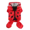 Vêtements pour chiens Vêtements pour animaux de compagnie Vêtements imperméables pour animaux mignons Combinaison imperméable pour petits chiens de grande taille Chiot d'extérieur Husky Labrador Manteau