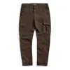Męskie spodnie Luker CMSS Spring Autumn Cargo Casual Multi Pockets Ogólne bawełniane długie spodnie Khaki G3560