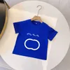Brand kids T shirts Letter logo printing boys top Size 90-150 CM designer baby clothes girl Short Sleeve summer cotton child tees 24Feb20