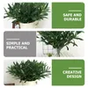 Decorative Flowers 3pcs Artificial Branches For Vases Greenery Stems Eucalyptus Vase Bouquets Wedding Floral Arrangement