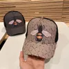 Fashionable printed baseball cap animal avatar with breathable mesh high-quality graffiti duckbill hat for summer shading