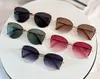 Cat Eye Solglasögon Guld/rosa gradientkvinnor Shades Sonnenbrille Sunnies GAFAS DE SOL UV400 glasögon med låda