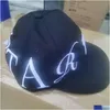 Gorras de bola Pareja Trapstar Diseñador Gorra de béisbol Letras deportivas Bordado Casquette Accesorios de moda Sombreros Bufandas Entrega de gota Ot0Na