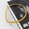 New Men's gold short Necklace 18k solid gold fill Snake hoop Necklace Hip Hop Personality Necklace