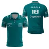 T-shirty męskie moda Aston Martin F1 Team 3D T-shirt hiszpańskie wyścigi duża koszulka polo CTA6