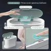 Joybos-cubo de basura con Sensor inteligente, contenedor de basura electrónico automático para baño, inodoro doméstico, impermeable, costura estrecha, 211229232o