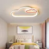 Ceiling Lights Clouds Modern Led Lustre Children Room Kids Bedroom Pink/Blue Color Minimalism Lamp Home Lighting