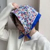 Scarves Bag Strap Decorations Fashion Headband Beach Headbands Floral Square Scarf Cotton Korean Women Neckerchief