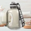 Water Bottles Bottle Handle Large Plastic 1.2L Portable Sports Drinking Travel