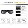 Varumärkesdesigner Black Crystal Mens Square Acetate Solglasögon Män gula nyanser Trending Eyewear Vintage Sun Glasses Gafas de Sol LDD240313