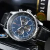 B9 BREITL WRISTWATCHESメンズウォッチ6針すべてのダイヤルワーククォーツムーブメントウォッチ1884クロノメーターオートマチックデートマンレディリストウォッチラグジュアリーブランドクロノグラフ