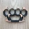 Finger Tiger Self Defense Four Hand Support、拳バックル、亜鉛合金材料、頑丈、耐摩耗性の攻撃チームのバインディングロープ398012