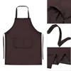Aprons Kitchen Apron Barista Bartender Chef BBQ Hairdressing Cooking Apron Catering Uniform Anti-Dirty Overalls Kitchen Accessories