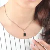 Pendants 14K Rose Gold Diamond Necklace Pendant Natural Emerald jade Necklace for Women Peridot Bizuteria Gemstone Jade Jewelry Pendants