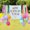 Tapestries Happy Birthday Decoration Background Wall Hanging Tapestry Home Party Decor For Kids Adult Backdrops Po Props