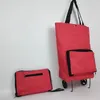 Shopping Bags Bag Large Capacity Oxford Cloth Food Organizer Tote Pouch Eco Folding Foldable Cart Tug Package