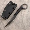 Ny ankomst A0226 Utomhusöverlevnad Taktisk rak kniv 440C Stone Wash Blade Full Tang G10 Handle Fixed Blade Knives With Kydex Outdoor Tools