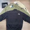 Veste de vol à col montant brodé pour hommes et femmes, veste Hardshell à capuche, mode urbaine, imperméable, coupe-vent, haut sweat-shirt