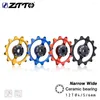 دراجة derailleurs ZTTO 1PCS MTB الدراجة الخلفية derailleur jockey عجلة السيراميك بكرة 11/12/13T CNC