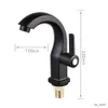 Bathroom Sink Faucets Basin Faucet Chrome Black Bathroom Faucets Single Hole Single Cold Water Sink Mixer Tap Deck Mounted Kitchen Faucet ABS