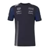 Men's T-Shirts F1 team uniform racing T-shirt cycling shirt quick drying summer work car uniform short sleeved sportswear for men 5UMG