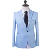 Abiti da uomo Vestito da uomo d'affari Slim Fit Un bottone Formale Sposo Blazer da sposa Pantaloni Giacca a due pezzi Conjuntos De Blazer