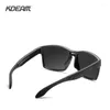 Solglasögon KDEAM Square Ultra Light Men Polarized TR90 Frame TAC 1,0 mm tjocklek Lins Driving Sun Glasses Women Sports Goggles