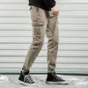 Męskie spodnie Luker CMSS Spring Autumn Cargo Casual Multi Pockets Ogólne bawełniane długie spodnie Khaki G3560