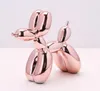 Jeff Koons Shiny Balloons Dog Statue figurines Simulation Dogs Animal Art Sculpture Resin Craftwork Home Decoration Accessories1765562