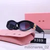 المصمم موي موي النظارات الشمسية دورة فاخرة أزياء رياضة استقطاب MIUI MIUI SUNGLASS MEN