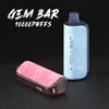 Puff 10000 GEM BAR 10000 baforadas E-cigarros descartáveis 100% Original Vape Pod dispositivo 15 sabores Display LED e-líquido 20ml Dispositivo Vapor caneta Vaporizador barra