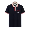 Herenpolo's baas designer poloshirt Heren Luxe Casual T-shirt met korte mouwen High Street Fashion Hoge kwaliteit puur katoen Klassiek ademend sportborduurshirt