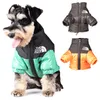 Zimowe ubrania dla psów designerka psa odzież ciepła wiatroodporna kurtka szczeniaka na małą średnią pies zimna pogoda płaszcz dla zwierząt francuskich buldog chihuahua stroje dom