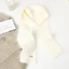 Scarves Winter Scarf Women Luxury Autumn Thin And Long Warm Shawl Classic Tassels Fluffy Solid Color Soft D599