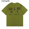 Galery Dept Mens TシャツデザイナーギャラリーTシャツエンジェルブランドネットレッドレトロギャラリーパーカー部門の男性と女性の短袖76