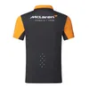 Мужские футболки 2024, новинка F1 Racing Jersey, футболка McLaren Team, рубашка поло с короткими рукавами, мужская комплект Norris Same Team PRT7