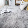 Soft Area Rugs For Bedroom Fluffy Non-slip Tie-Dyed Fuzzy Shag Plush Shaggy Bedside Rug Living Room Carpet