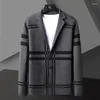 Herentruien 2024 High-end herfstkleding vest jas Koreaanse mode gebreide jas lente en casual