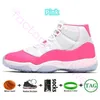 2024 Designer 11 Scarpe da basket Uomo Donna 11s Gratitudine Napoletana Cemento Grigio Rosa Giallo Pelle di serpente Università Blu Ciliegia Delfini Mens Trainer Sport Sneakers