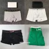 Mens Underwear Homem Designer Underwear Sports Luxury Men Cuecas Moda Sexy Boxer Briefs Respirável Algodão Cuecas 4pcs com pacote