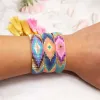 Armband Zhongvi Evil Eye Armband Miyuki Pärlor Armband för kvinnor 2021 Handgjorda vävstolta Tassel Pulseras Mujer Jewelery Wholesale
