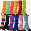 80s Women Neon Leg Warmers Costume Accessories Knit Ribbed Legwarmers Boots Socks Covers for Party Dance Mardi Gras Carnival 16inc4908462
